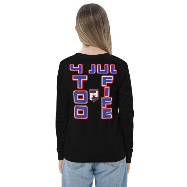 4 JULY TOO FIFE Youth Long Sleeve Tee - Image 5