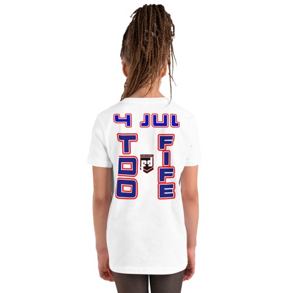 4 JULY TOO FIFE Youth Short Sleeve T-Shirt - Image 12