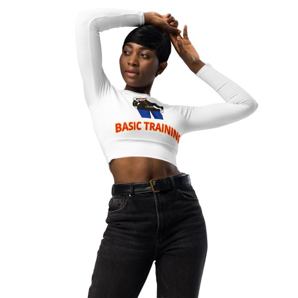 BASIC TRAINING CLASS OF TOO FIFE Recycled Long-Sleeve Crop Top