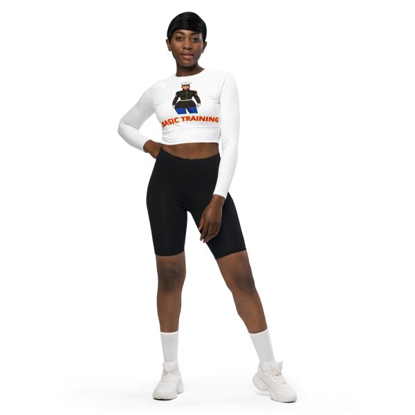 BASIC TRAINING CLASS OF TOO FIFE Recycled Long-Sleeve Crop Top