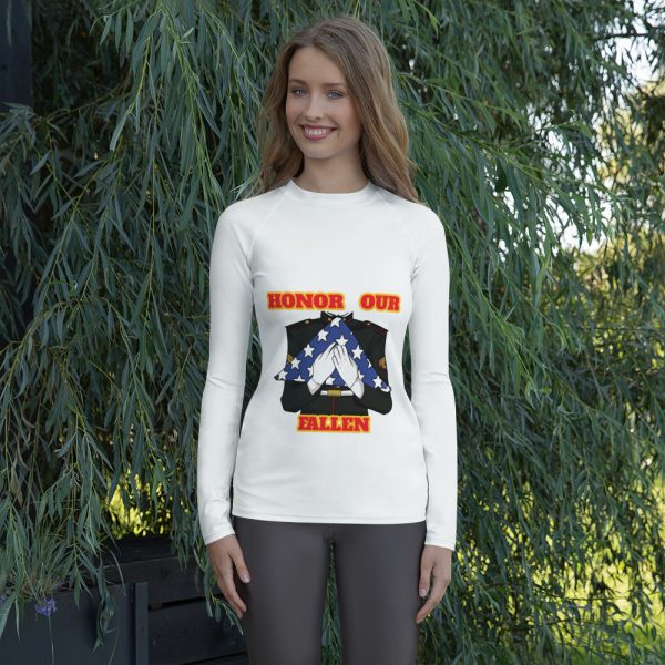 HONOR OUR FALLEN TOO FIFE Women's Rash Guard
