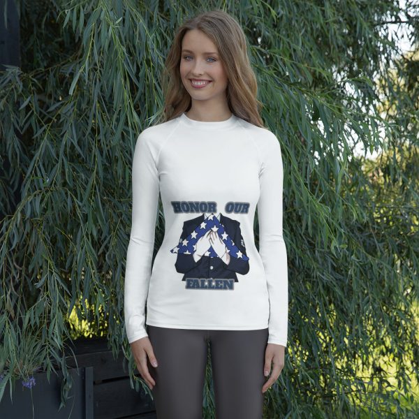 HONOR OUR FALLEN TOO FIFE Women's Rash Guard