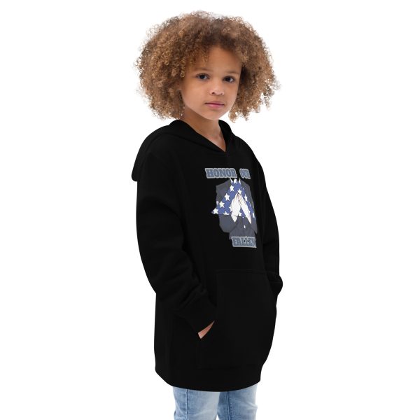 HONOR OUR FALLEN TOO FIFE Kids Fleece Hoodie