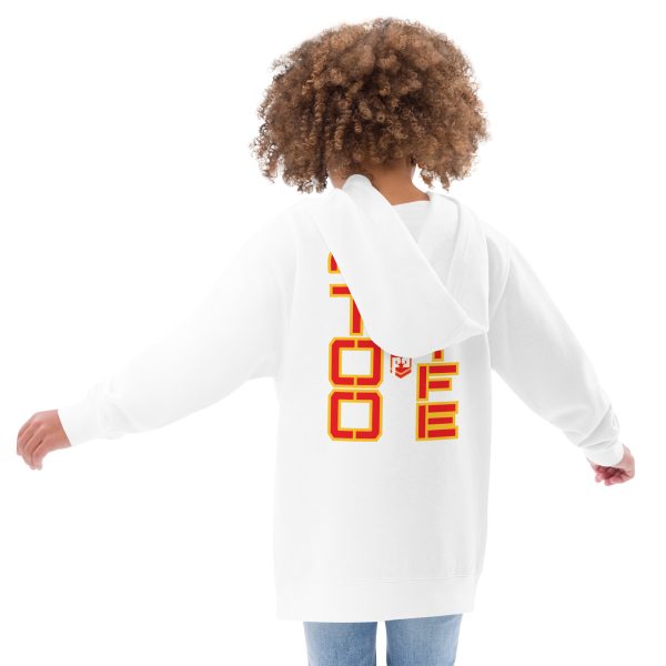 HONOR OUR FALLEN TOO FIFE Kids Fleece Hoodie - Image 9