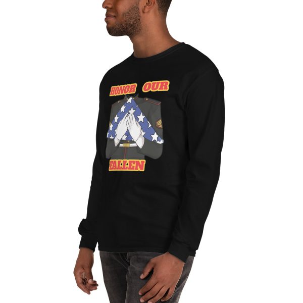 HONOR OUR FALLEN TOO FIFE Long Sleeve Shirt - Image 4