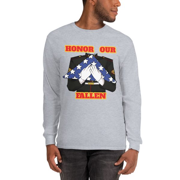 HONOR OUR FALLEN TOO FIFE Long Sleeve Shirt - Image 7