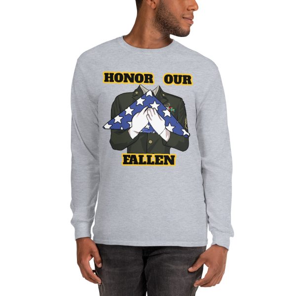 HONOR OUR FALLEN TOO FIFE Long Sleeve Shirt - Image 7