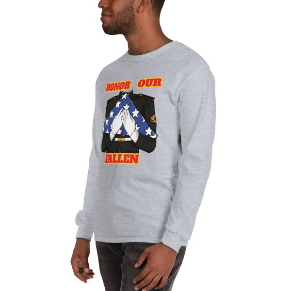 HONOR OUR FALLEN TOO FIFE Long Sleeve Shirt - Image 10