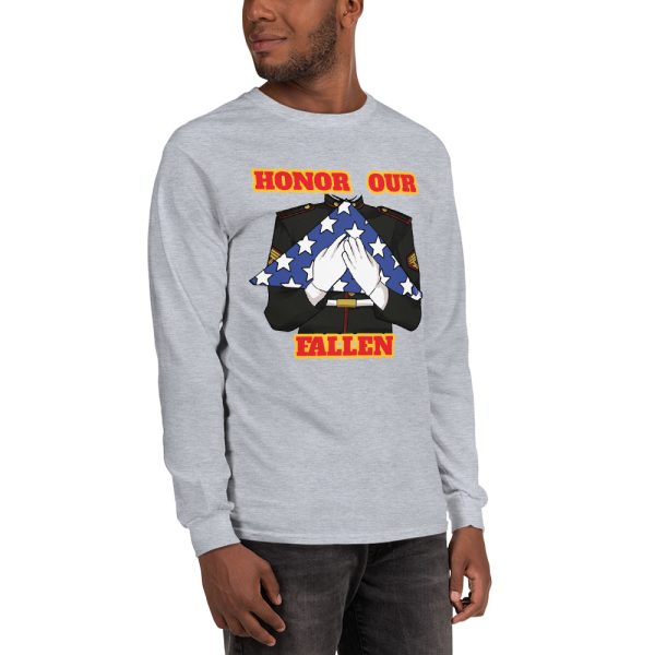 HONOR OUR FALLEN TOO FIFE Long Sleeve Shirt - Image 12