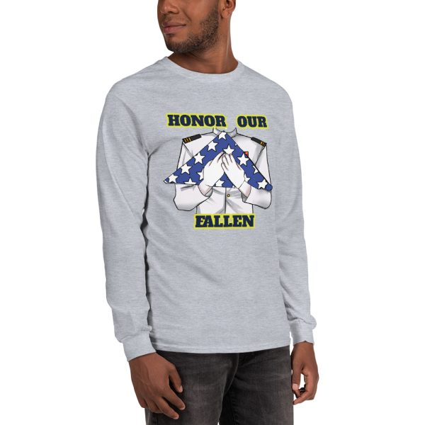 HONOR OUR FALLEN TOO FIFE Long Sleeve Shirt - Image 12