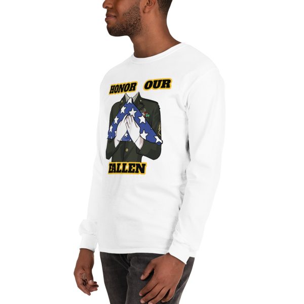 HONOR OUR FALLEN TOO FIFE Long Sleeve Shirt - Image 16