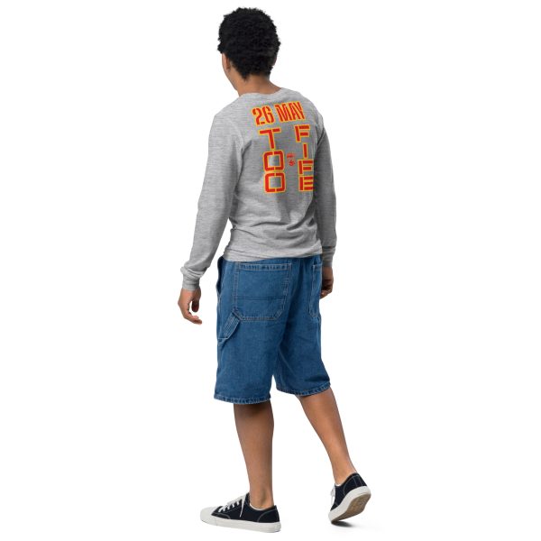 HONOR OUR FALLEN TOO FIFE Youth Long Sleeve Tee - Image 6