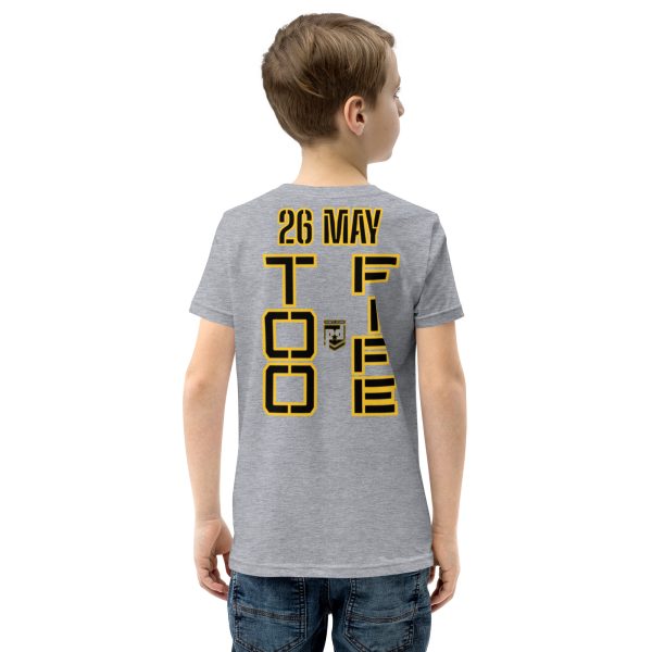 HONOR OUR FALLEN TOO FIFE Youth Short Sleeve T-Shirt - Image 8