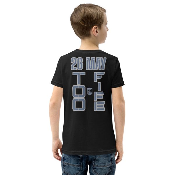 HONOR OUR FALLEN TOO FIFE Youth Short Sleeve T-Shirt - Image 4