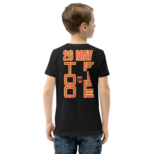HONOR OUR FALLEN TOO FIFE Youth Short Sleeve T-Shirt - Image 4
