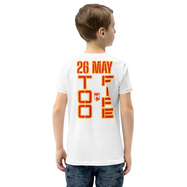 HONOR OUR FALLEN TOO FIFE Youth Short Sleeve T-Shirt - Image 12