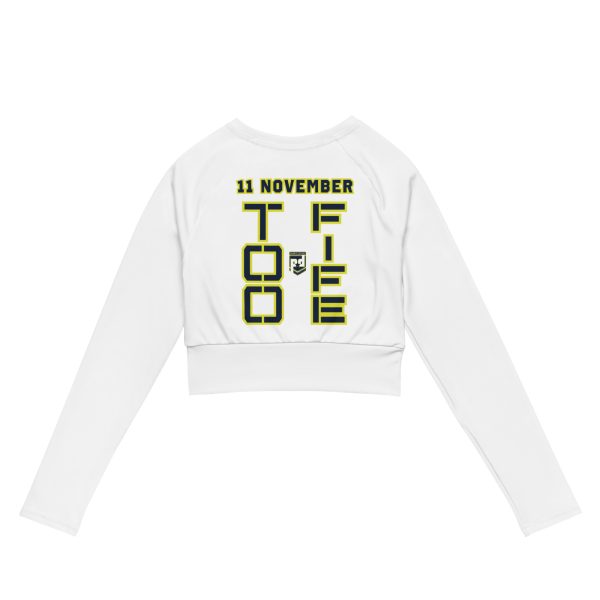 I AM A VETERAN TOO FIFE Recycled Long-Sleeve Crop Top