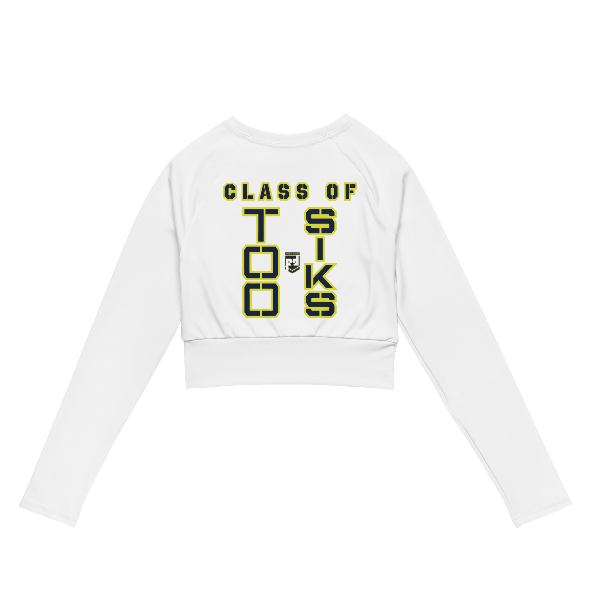 JROTC INTRUCTOR CLASS OF TOO SIKS Recycled Long-Sleeve Crop Top - Image 2
