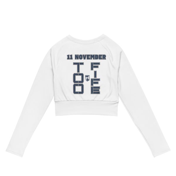 I AM A VETERAN TOO FIFE Recycled Long-Sleeve Crop Top