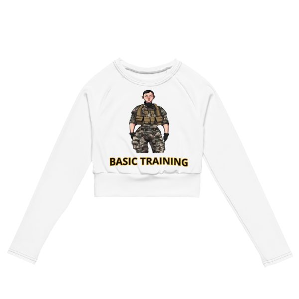 BASIC TRAINING CLASS OF TOO FIFE Recycled Long-Sleeve Crop Top