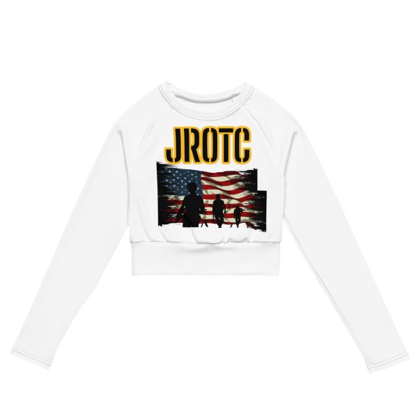 JROTC CLASS OF TOO SIKS Recycled Long-Sleeve Crop Top