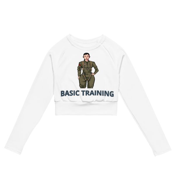 BASIC TRAINING CLASS OF TOO FIFE Recycled Long-Sleeve Crop Top