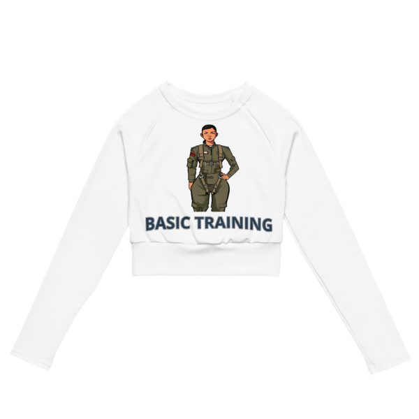 BASIC TRAINING CLASS OF TOO FIFE Recycled Long-Sleeve Crop Top