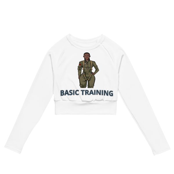 BASIC TRAINING CLASS OF TOO FIFE Recycled Long-Sleeve Crop Top
