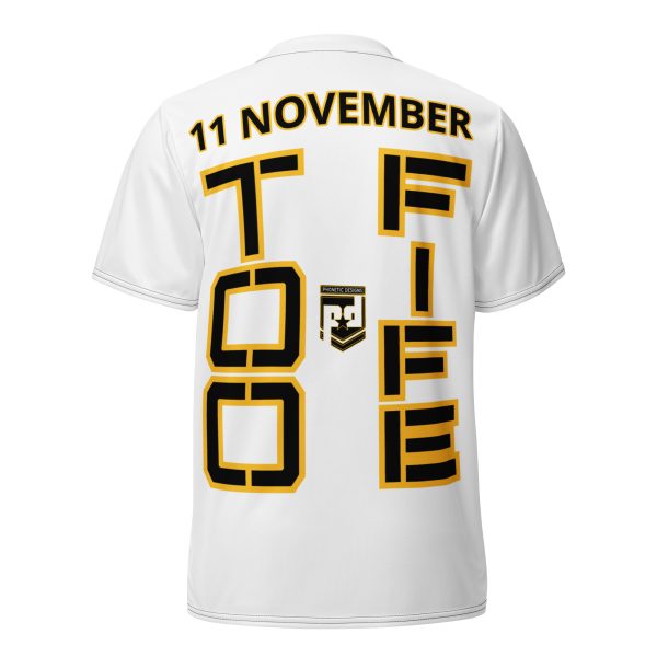 SPOUSE IS A VETERAN TOO FIFE Recycled Unisex Sports Jersey