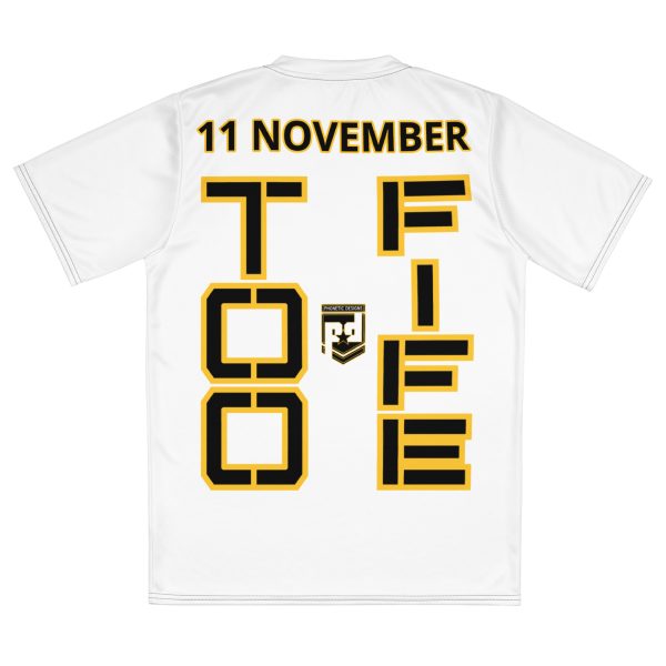 MOM IS A VETERAN TOO FIFE Recycled Unisex Sports Jersey