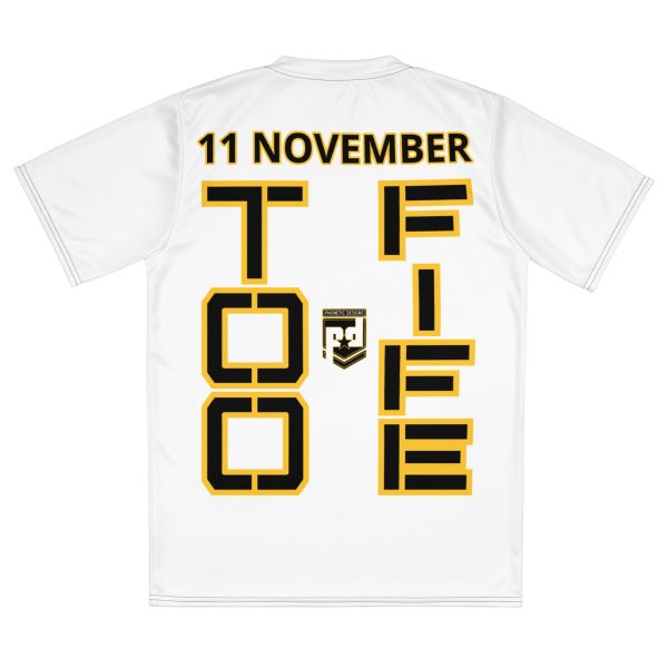 MOM IS A VETERAN TOO FIFE Recycled Unisex Sports Jersey