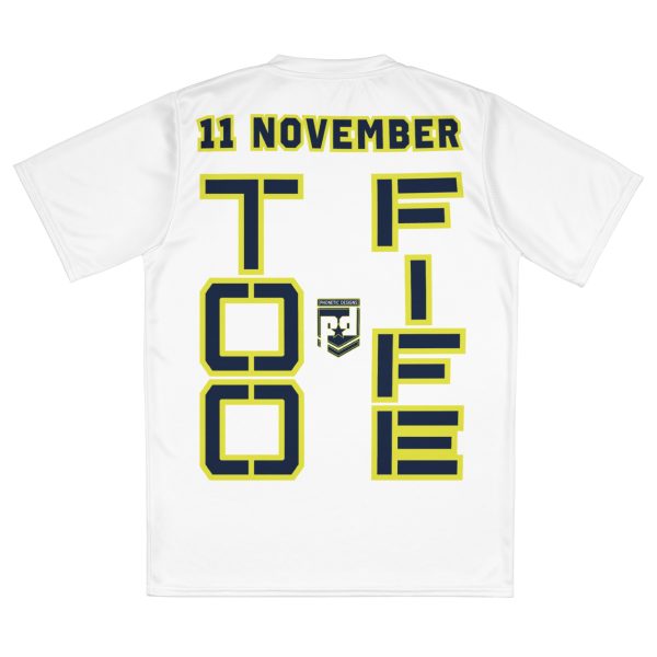 I AM A  VETERAN TOO FIFE Recycled Unisex Sports Jersey