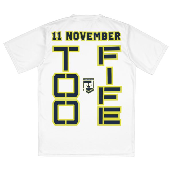 I AM A  VETERAN TOO FIFE Recycled Unisex Sports Jersey