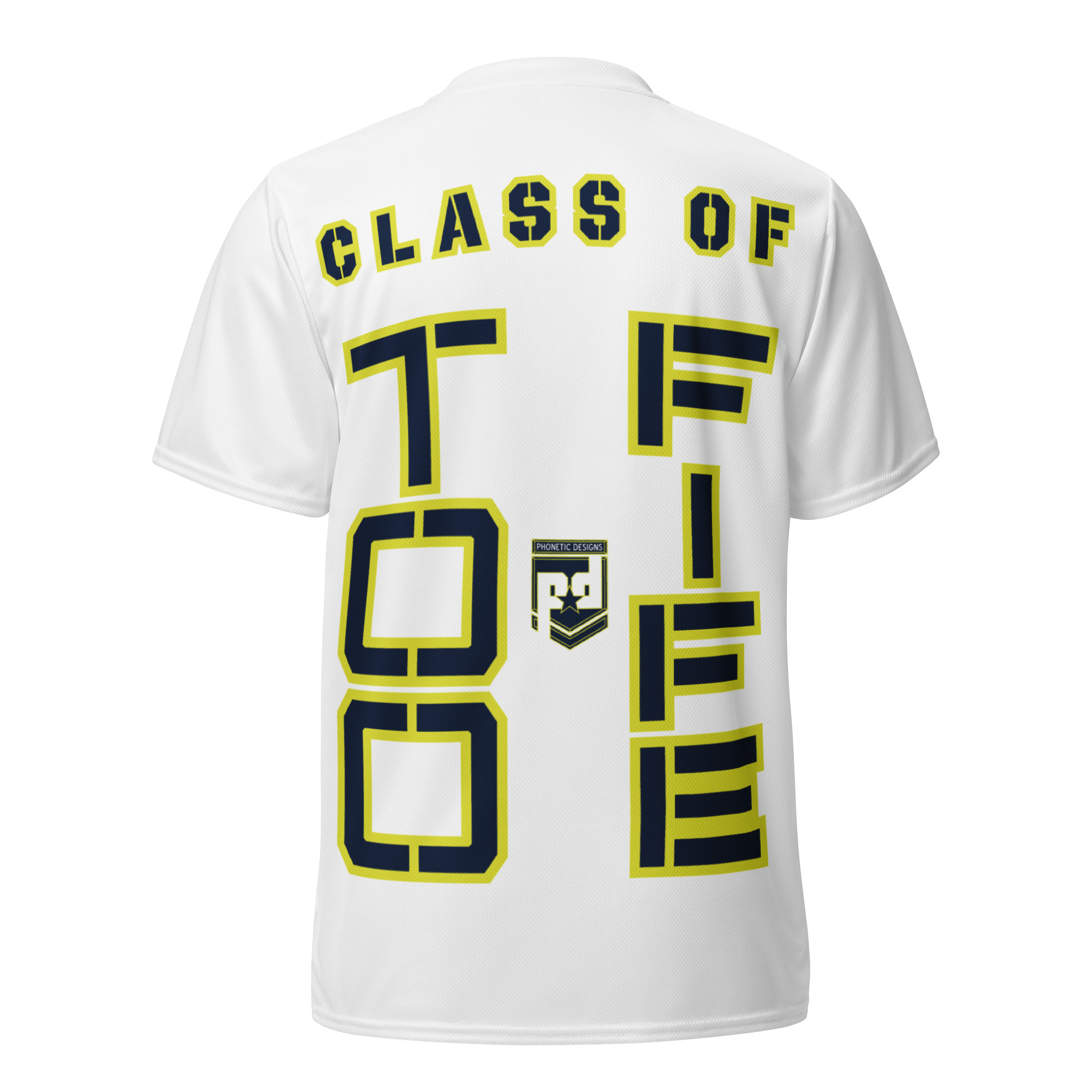 BASIC TRAINING CLASS OF TOO FIFE Recycled Unisex Sports Jersey - Image 2
