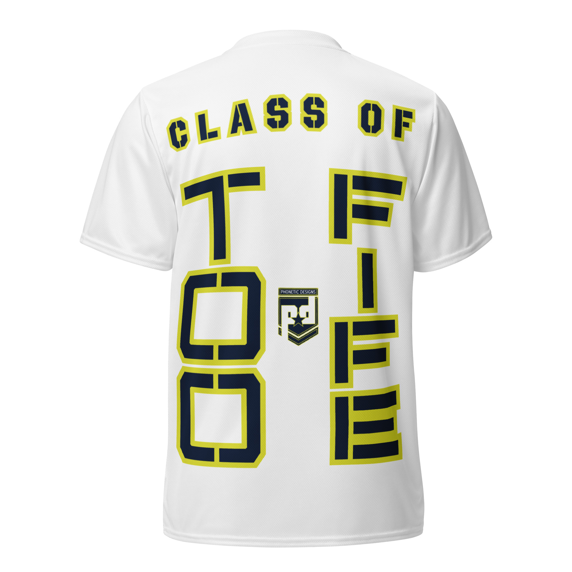 BASIC TRAINING CLASS OF TOO FIFE Recycled Unisex Sports Jersey - Image 2