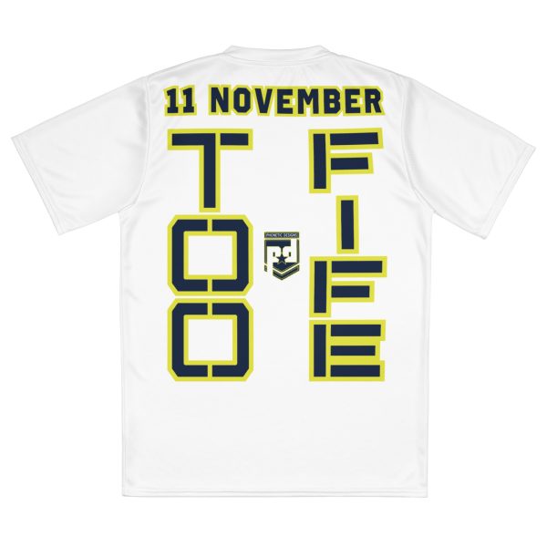 SPOUSE IS A VETERAN TOO FIFE Recycled Unisex Sports Jersey