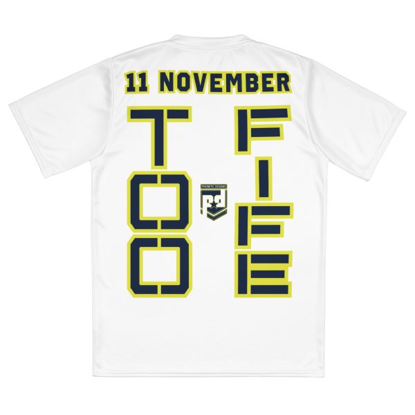 SPOUSE IS A VETERAN TOO FIFE Recycled Unisex Sports Jersey