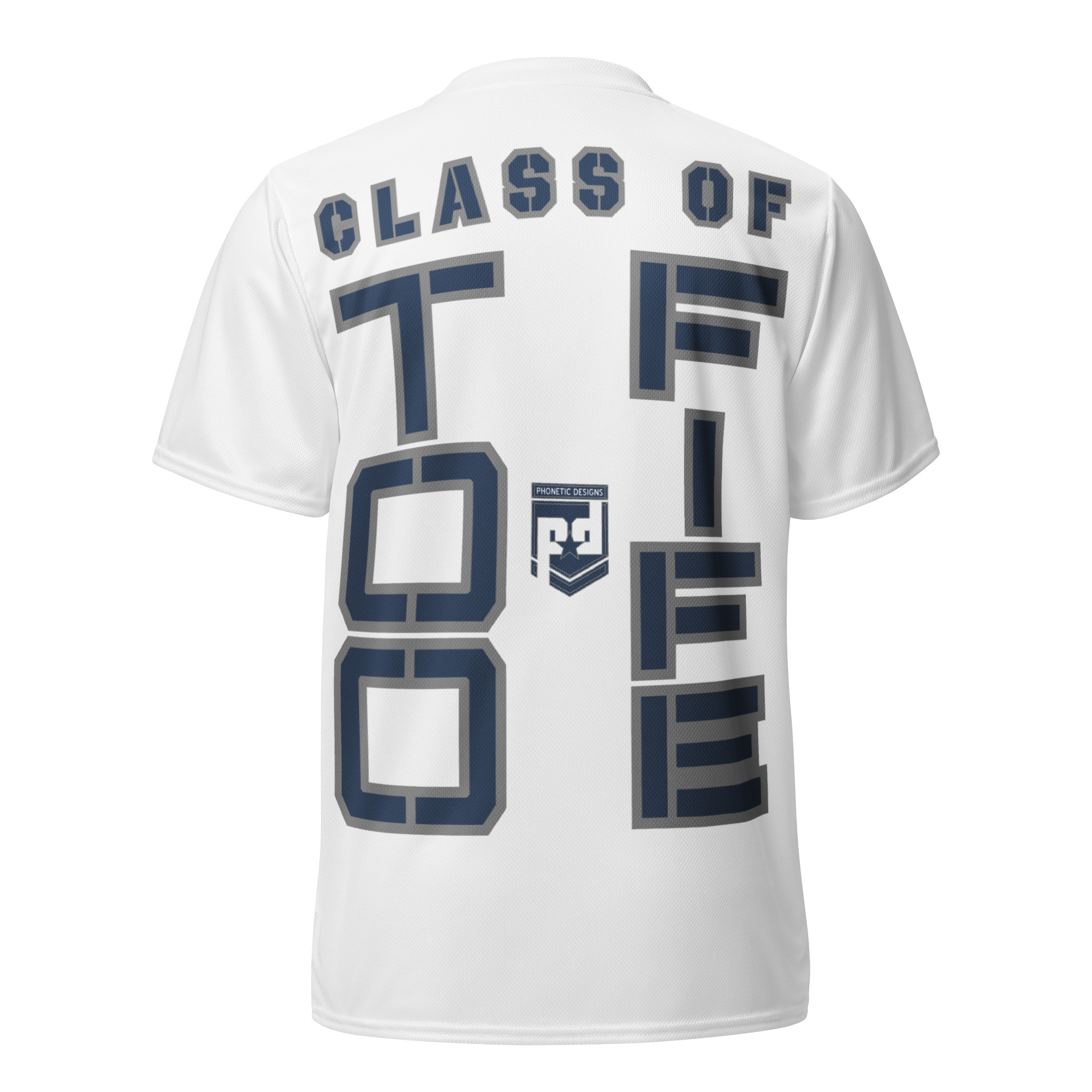 BASIC TRAINING CLASS OF TOO FIFE Recycled Unisex Sports Jersey - Image 2