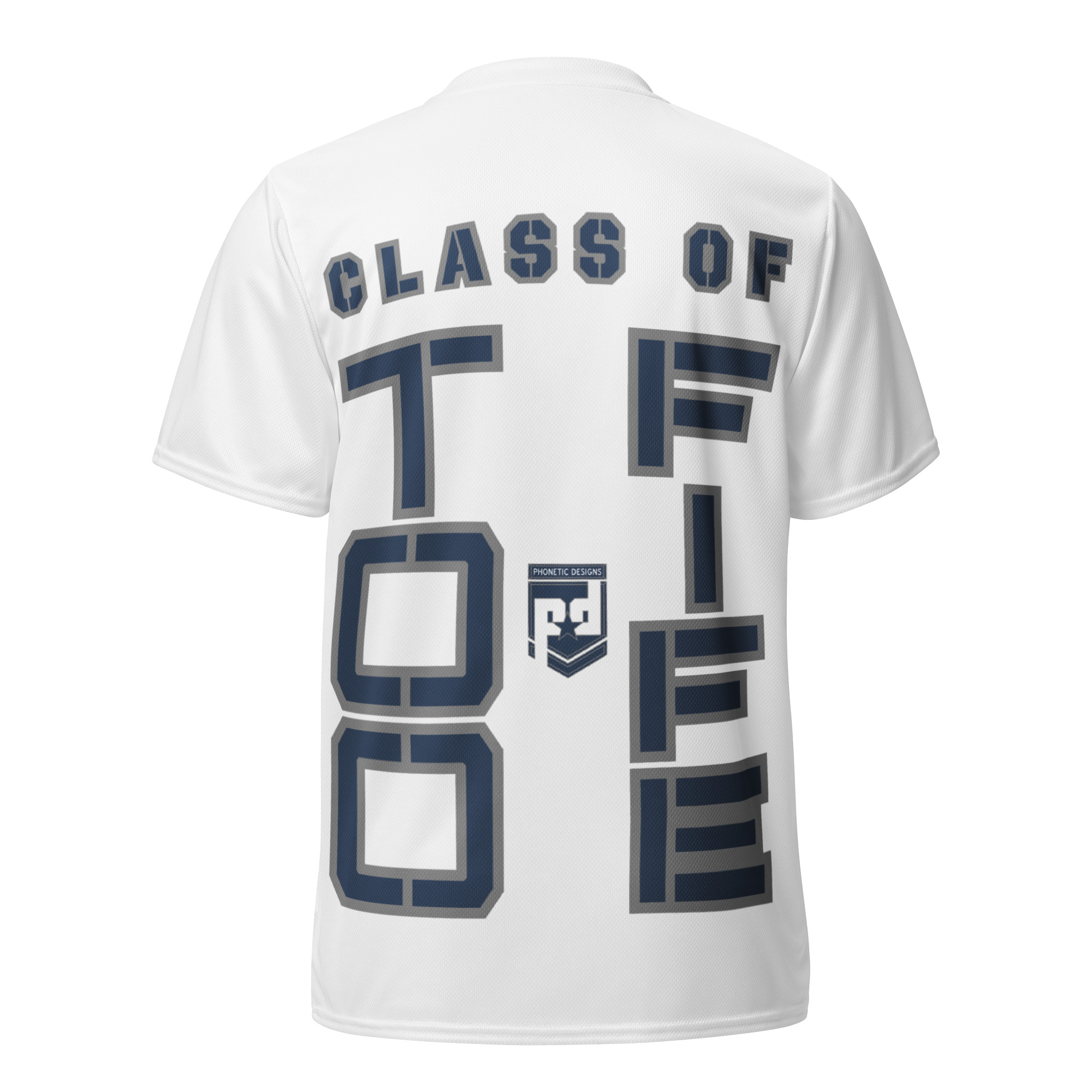 BASIC TRAINING CLASS OF TOO FIFE Recycled Unisex Sports Jersey - Image 2