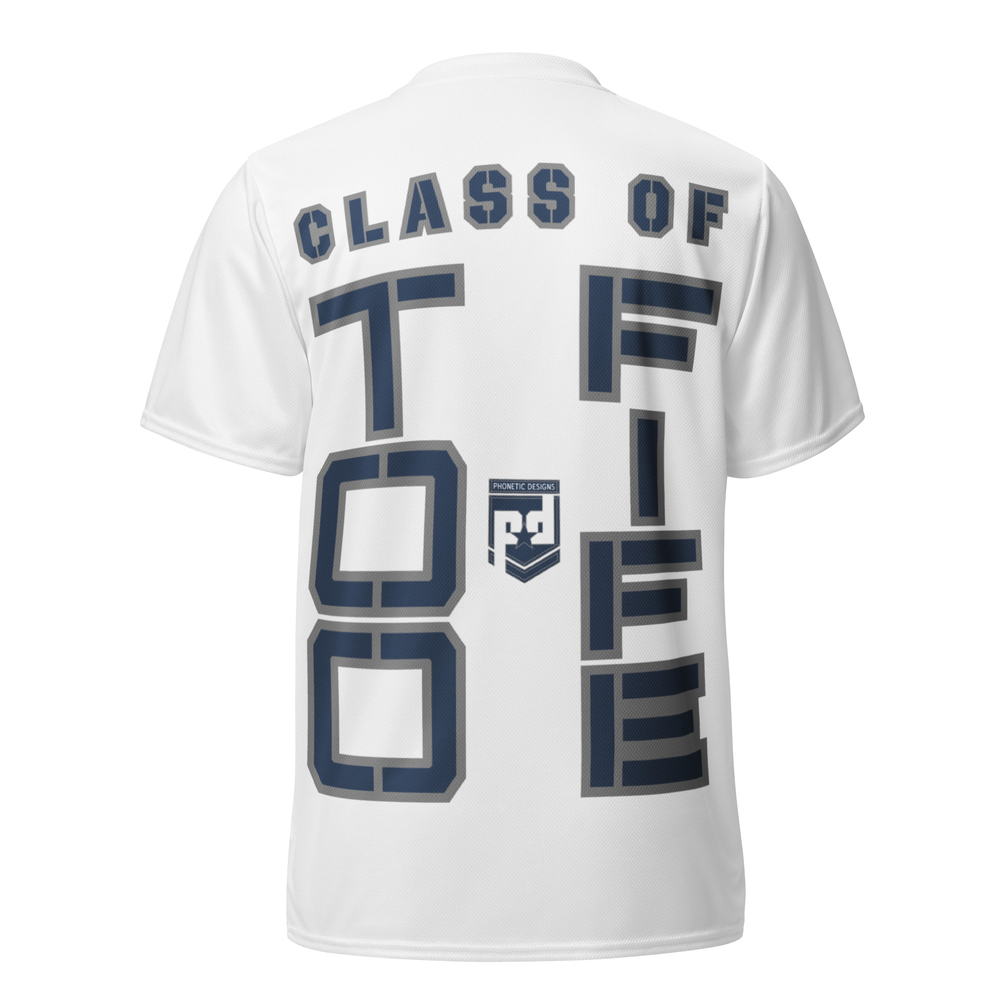 BASIC TRAINING CLASS OF TOO FIFE Recycled Unisex Sports Jersey - Image 2