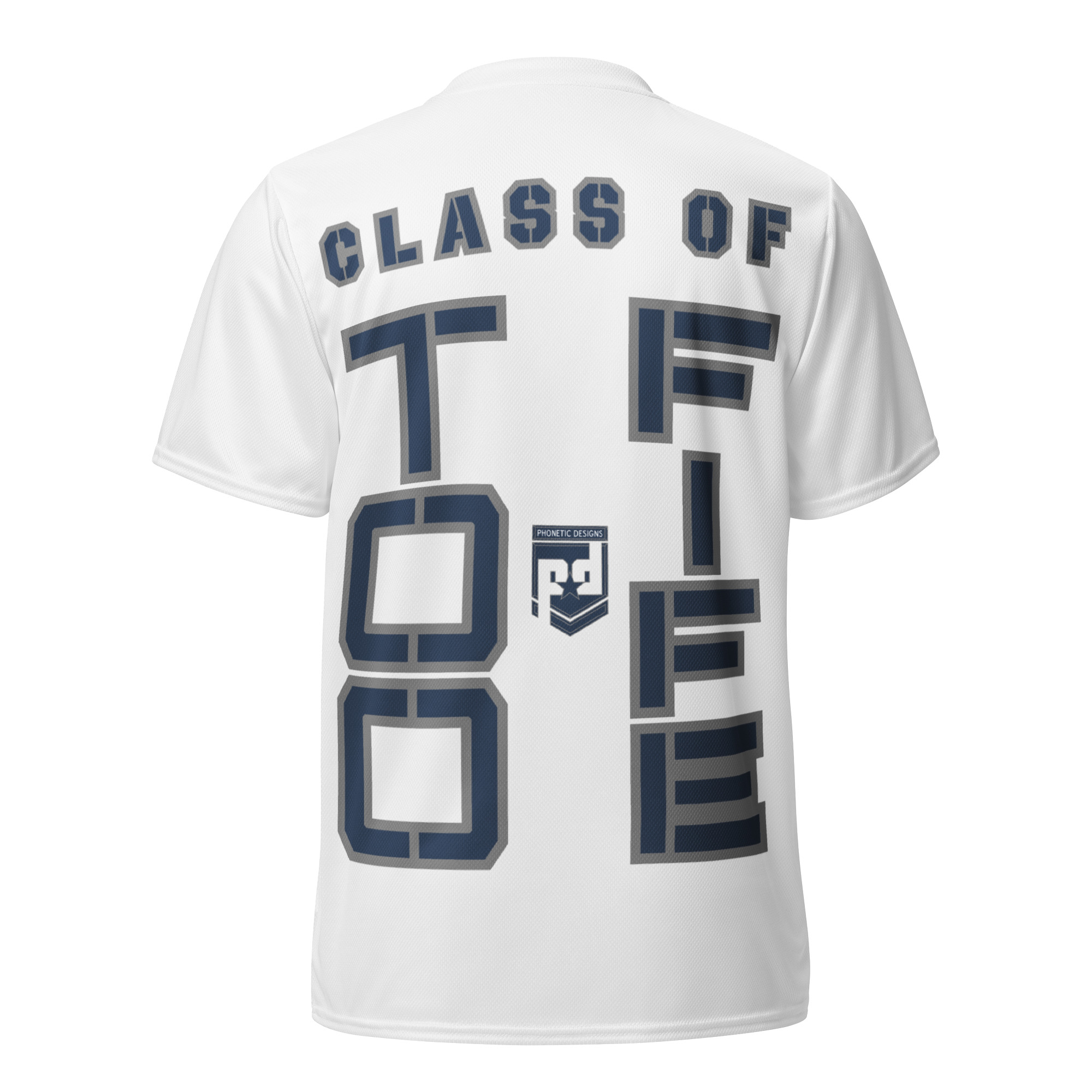 BASIC TRAINING CLASS OF TOO FIFE Recycled Unisex Sports Jersey - Image 2
