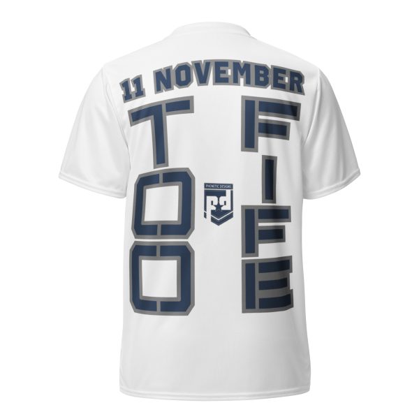 SON IS A VETERAN TOO FIFE Recycled Unisex Sports Jersey