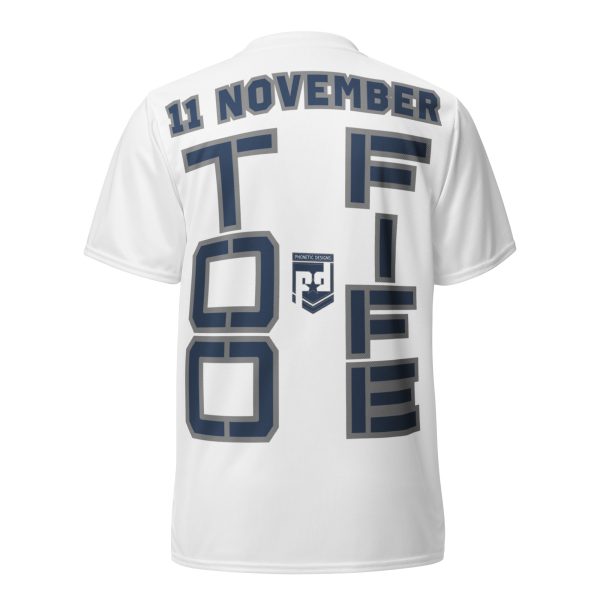 SON IS A VETERAN TOO FIFE Recycled Unisex Sports Jersey