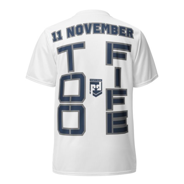DAUGHTER IS A VETERAN TOO FIFE Recycled Unisex Sports Jersey