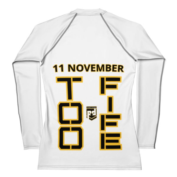 I AM A  VETERAN TOO FIFE Women's Rash Guard