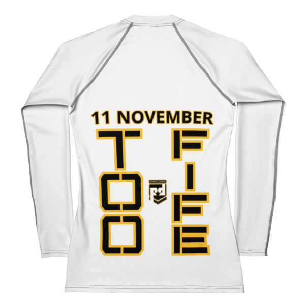 I AM A  VETERAN TOO FIFE Women's Rash Guard