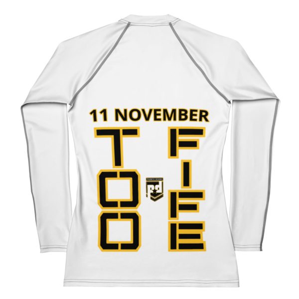 I AM A  VETERAN TOO FIFE Women's Rash Guard