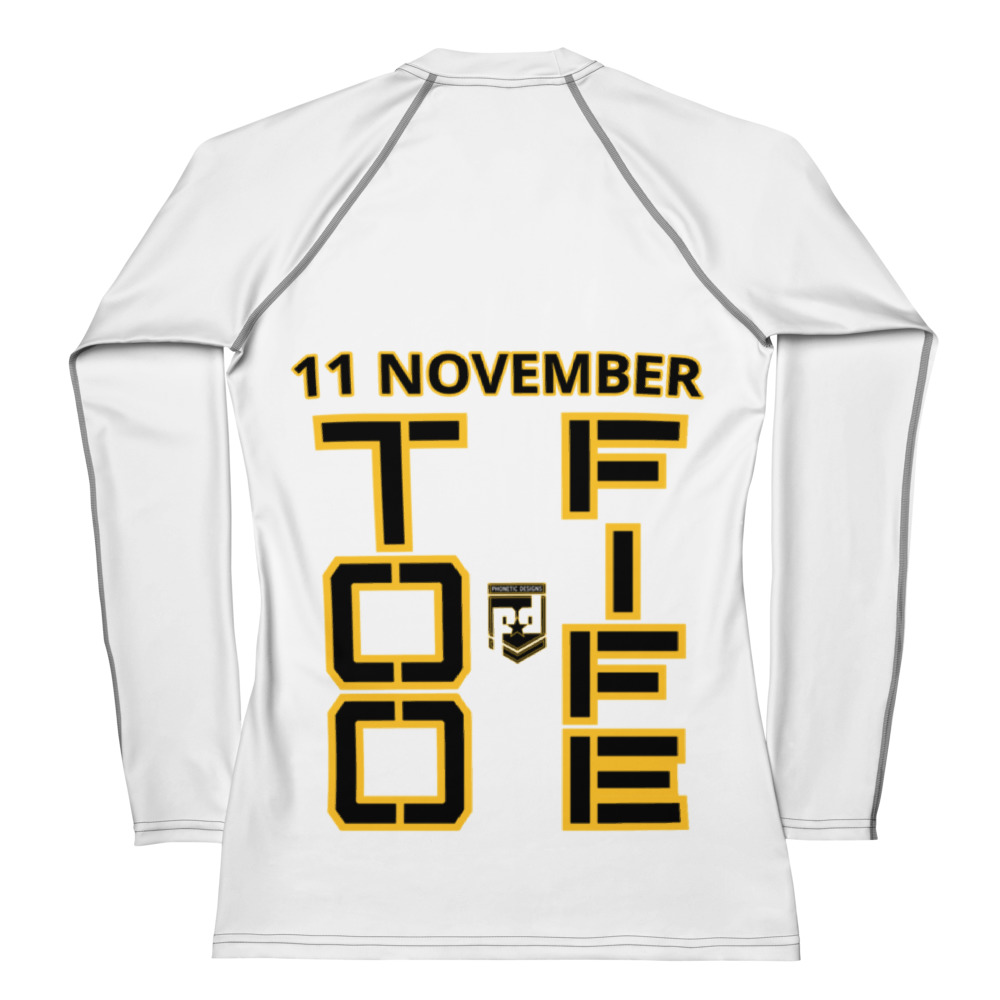 MOM IS A VETERAN TOO FIFE Women's Rash Guard - Image 2