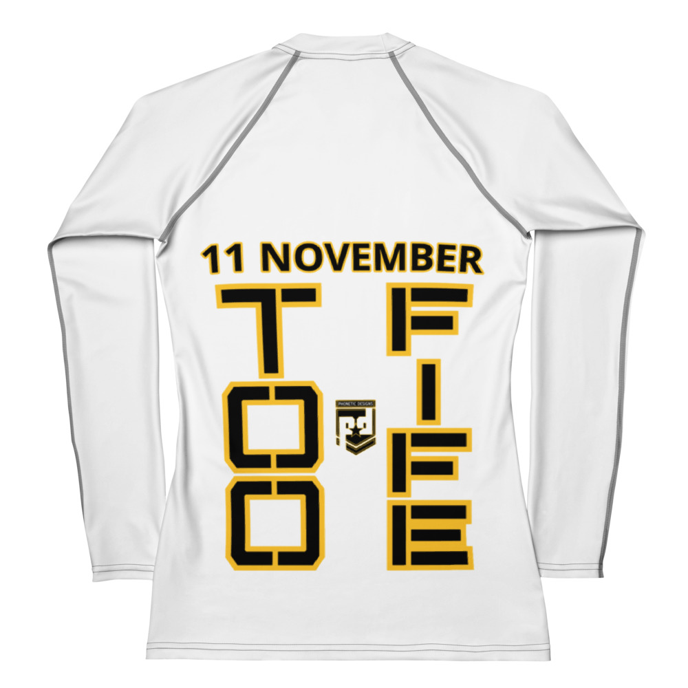 MOM IS A VETERAN TOO FIFE Women's Rash Guard - Image 2