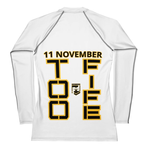 SON IS A VETERAN TOO FIFE Women's Rash Guard